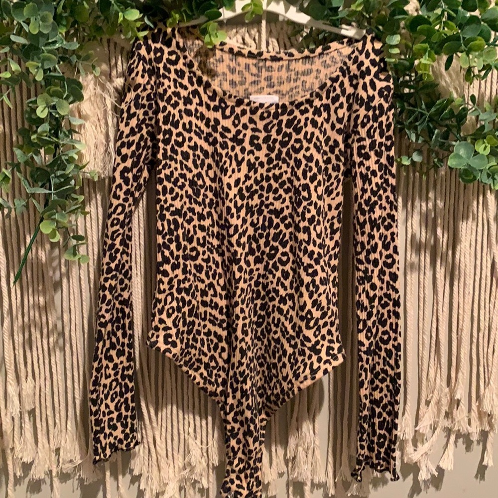 Zara leopard body suit size 8 years